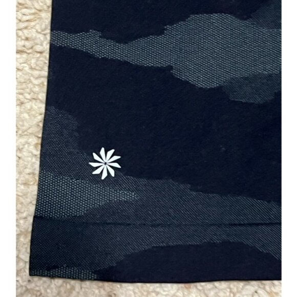 Athleta Women Speedlight Black Camo Racerback Tank Top Size Medium M EUC - Picture 2 of 4